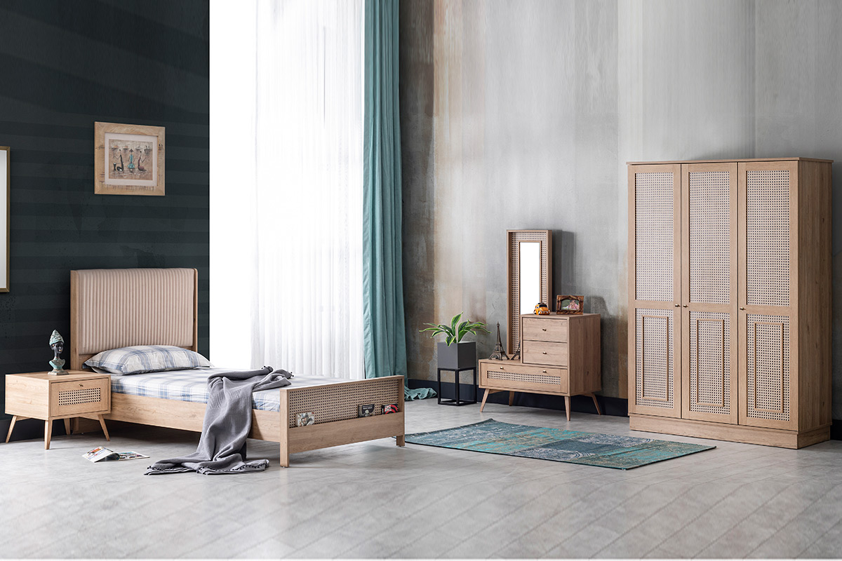 HAZAREN T591  Kleiderschrank  3 TÜREN 