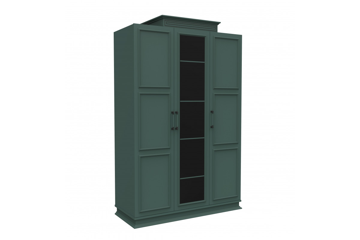 MOTTO T551    Kleiderschrank  3 TÜREN  GRÜN 
